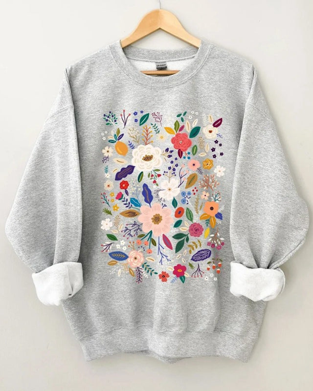 Sudaderas orders de flores mujer