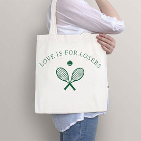 Love Is For Losers Tennis Tote Bag