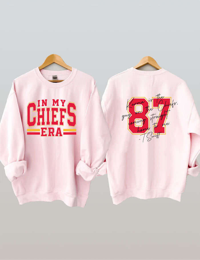 In My Chiefs Era£¬Karma 87 Football Sweatshirt