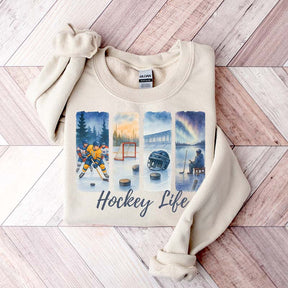 Cute Hockey Mom Life Sweatshirt