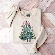 Oh Come Let Us Adore Him Jesus Holiday Christmas Sweatshirt