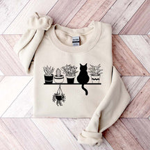 Cats And Plants Sweatshirt