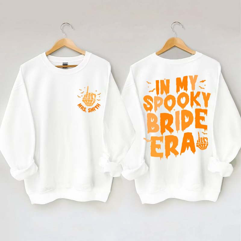 In My Spooky Bride Era Halloween Sweatshirt