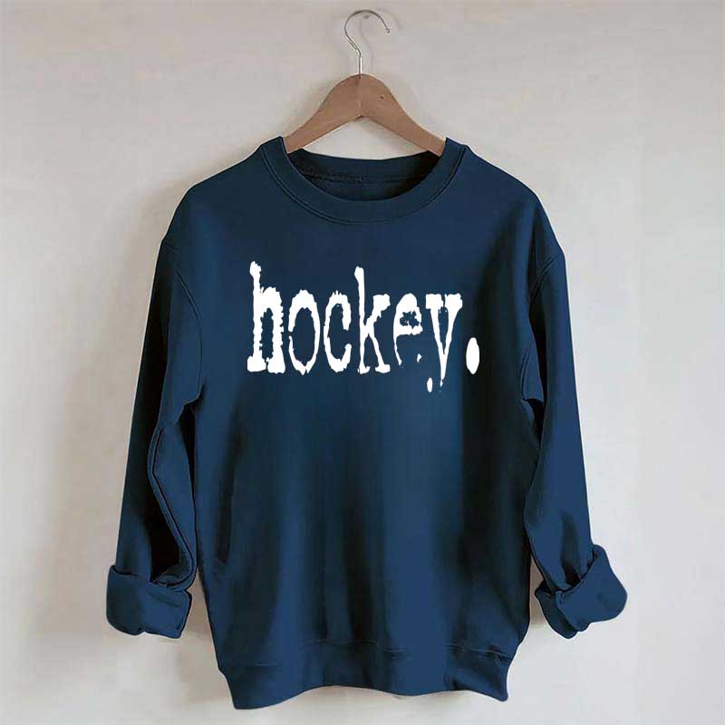 Hockey Typography Sweatshirt