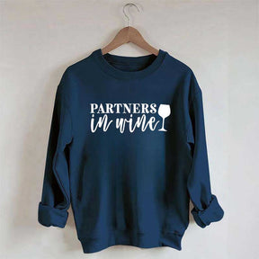 Drinking Buddies Partners In Wine Sweatshirt