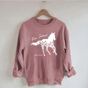 Free Indeed Horse Sweatshirt