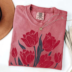 Retro Linocut T-Shirt