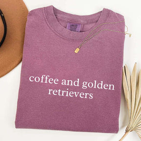 Coffee and Golden Retrievers T-Shirt