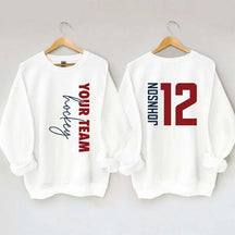 Custom Hockey  Name and Number Sweatshirt