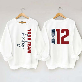 Custom Hockey  Name and Number Sweatshirt