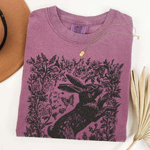 Cottagecore Rabbit Woodland Aesthetic T-Shirt