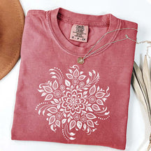Vintage Mandala Flower T-Shirt