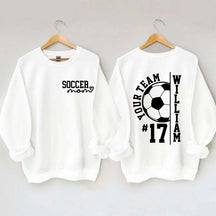 Personalized Soccer Mom Season Sweatshirt