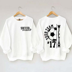 Personalized Soccer Mom Season Sweatshirt