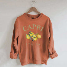 Capri Italia Lemons Amalfi Coast Sweatshirt
