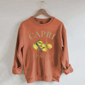 Capri Italia Lemons Amalfi Coast Sweatshirt