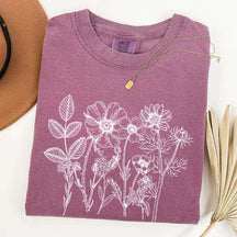 Boho Gardener Floral Botanical T-Shirt