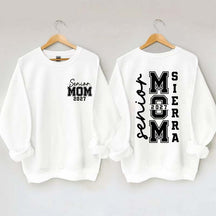 Custom Graduation Senior Mom 2027 Sweatshirt