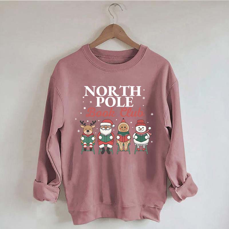 Retro Christmas Bookish Sweatshirt