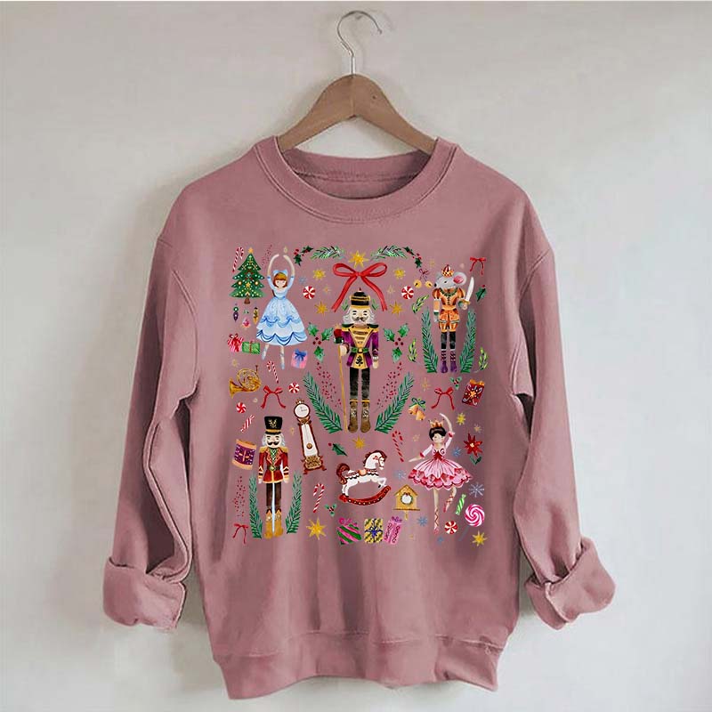Vintage Christmas Nutcracker Holiday Sweatshirt