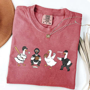 Baseball Goose Player T-Shirt