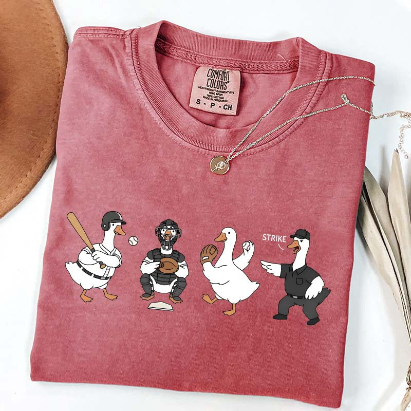 Baseball Goose Player T-Shirt