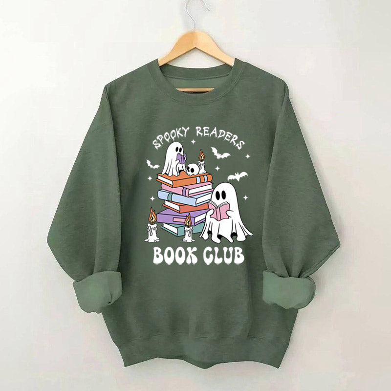 Ghost Halloween Spooky Readers Sweatshirt