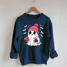 Cute Coffee Kawaii Ghost Spooky Sweatshirt