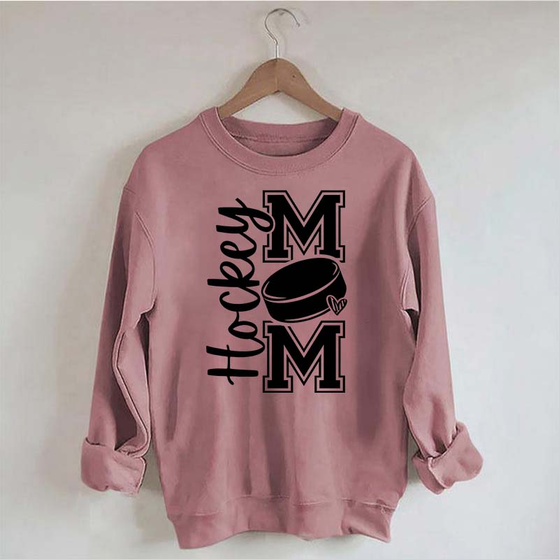 Hockey Mom Heart Simple Sweatshirt