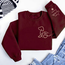 Personalized Pet Name Dog Mom Sweatshirt