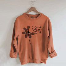 Dandelion Tennis Racket Minimalist Sweatshirt