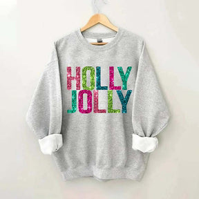 Holly Jolly Printed Sweatshirt