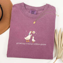 Growing A Silly Little Goose Pregnancy Announcement T-shirt