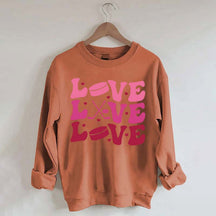 Sports Love Hockey Mom Sweatshirt