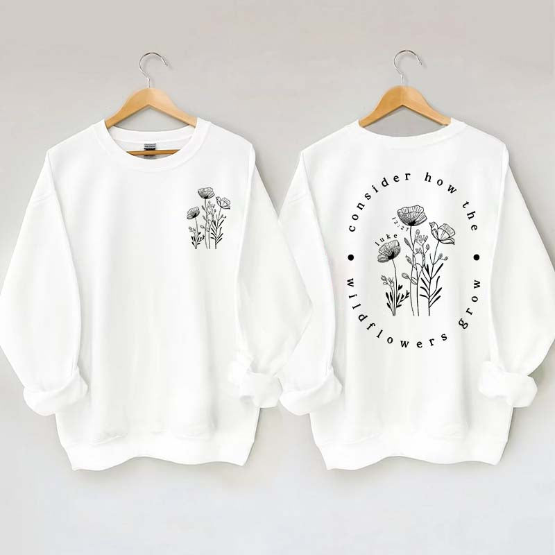 Wildflower Christian Sweatshirt | Lightweight Sweatshirt
