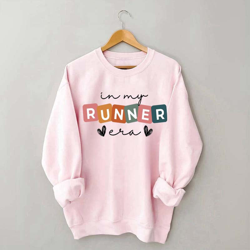 In My Runner Era Funny Marathon Sweatshirt