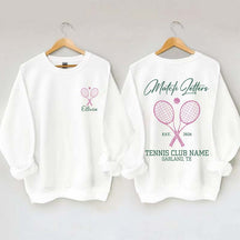 Personalized Tennis Club Coach Sweatshirt