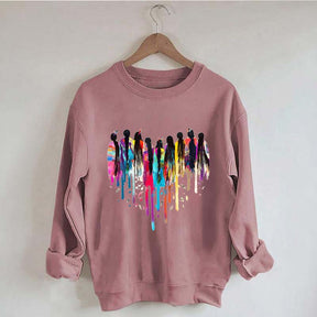 MMIW Feather Indigenous Pride Sweatshirt