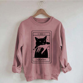 Tarot Card Black Cat Sweatshirt