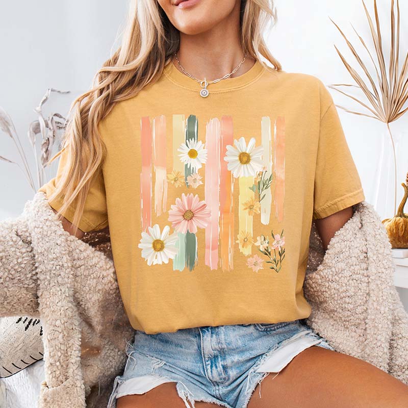 Floral Brushstroke T-Shirt