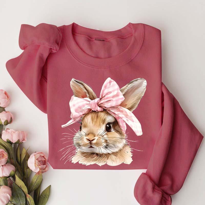 Pink Easter Bunny Sweatshirt