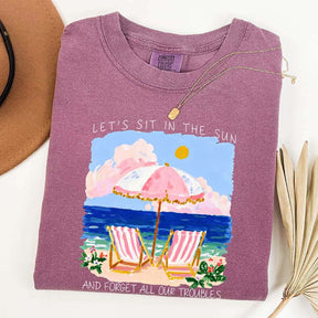 Sit In The Sun Coastal Summer T-Shirt