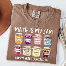 Math is My Jam Mathematician T-Shirt