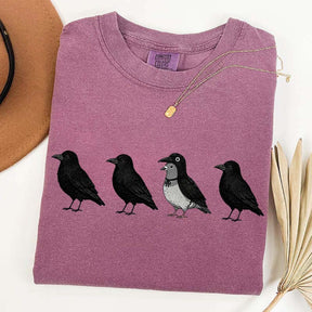 Funny Crow Pigeon T-Shirt
