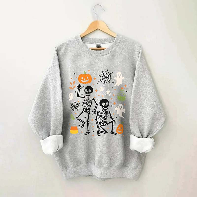 Slightly Subtle FDT Halloween Skeleton Sweatshirt