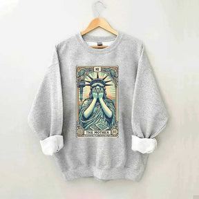 The Mother Crying Sculpture Sweatshirt