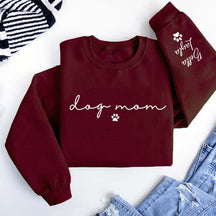 Custom Dog Mom Gift Sweatshirt