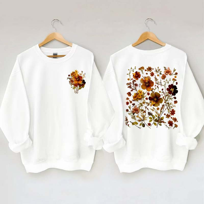 Autumn Cottagecore Autumn Floral Sweatshirt