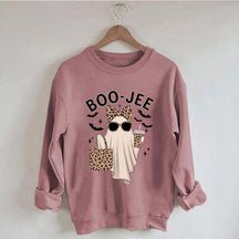 Boo-Jee Ghost Leopard Sweatshirt