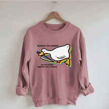 Silly Goose Ally Pride Queer Rights Ally Sweatshirt